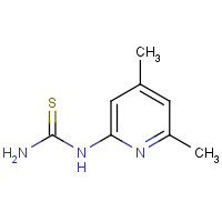 49600-35-3 (4,6-dimethylpyridin-2-yl)thiourea chemical structure