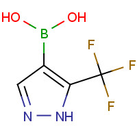 1202054-12-3 [5-(trifluoromethyl)-1H-pyrazol-4-yl]boronic acid chemical structure