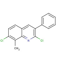 1031928-02-5 2,7-dichloro-8-methyl-3-phenylquinoline chemical structure