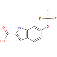 923259-70-5 6-(trifluoromethoxy)-1H-indole-2-carboxylic acid chemical structure