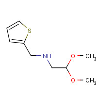 58754-99-7 2,2-dimethoxy-N-(thiophen-2-ylmethyl)ethanamine chemical structure