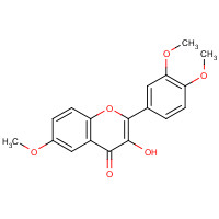3518-24-9 2-(3,4-dimethoxyphenyl)-3-hydroxy-6-methoxychromen-4-one chemical structure