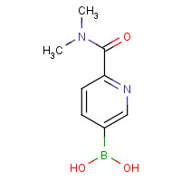 1006876-23-8 [6-(dimethylcarbamoyl)pyridin-3-yl]boronic acid chemical structure