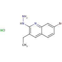 1017361-49-7 (7-bromo-3-ethylquinolin-2-yl)hydrazine;hydrochloride chemical structure