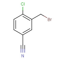1021871-37-3 3-(bromomethyl)-4-chlorobenzonitrile chemical structure