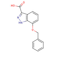 177941-17-2 7-phenylmethoxy-1H-indazole-3-carboxylic acid chemical structure