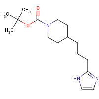 301185-87-5 tert-butyl 4-[3-(1H-imidazol-2-yl)propyl]piperidine-1-carboxylate chemical structure