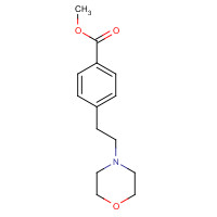 1035270-89-3 methyl 4-(2-morpholin-4-ylethyl)benzoate chemical structure
