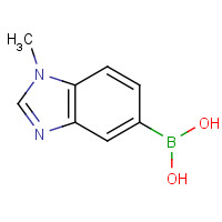 1107627-21-3 (1-methylbenzimidazol-5-yl)boronic acid chemical structure