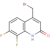 953070-72-9 4-(bromomethyl)-7,8-difluoro-1H-quinolin-2-one chemical structure