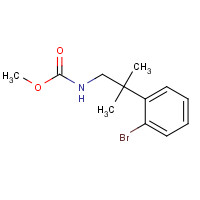 1430563-78-2 methyl N-[2-(2-bromophenyl)-2-methylpropyl]carbamate chemical structure
