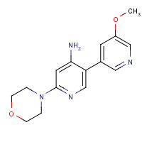 1354288-53-1 5-(5-methoxypyridin-3-yl)-2-morpholin-4-ylpyridin-4-amine chemical structure