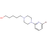 1312464-79-1 5-[4-(6-bromopyridin-2-yl)piperazin-1-yl]pentan-1-ol chemical structure