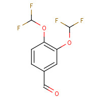 127842-54-0 3,4-bis(difluoromethoxy)benzaldehyde chemical structure