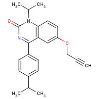 478963-79-0 1-propan-2-yl-4-(4-propan-2-ylphenyl)-6-prop-2-ynoxyquinazolin-2-one chemical structure