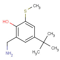 61626-88-8 2-(aminomethyl)-4-tert-butyl-6-methylsulfanylphenol chemical structure