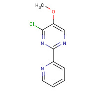 321432-82-0 4-chloro-5-methoxy-2-pyridin-2-ylpyrimidine chemical structure