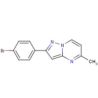 934329-25-6 2-(4-bromophenyl)-5-methylpyrazolo[1,5-a]pyrimidine chemical structure
