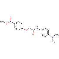 852980-77-9 methyl 4-[2-[4-(dimethylamino)anilino]-2-oxoethoxy]benzoate chemical structure