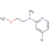 1610521-39-5 4-bromo-N-(2-methoxyethyl)-N-methylpyridin-2-amine chemical structure