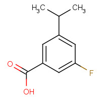 942508-01-2 3-fluoro-5-propan-2-ylbenzoic acid chemical structure