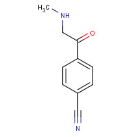 1201802-55-2 4-[2-(methylamino)acetyl]benzonitrile chemical structure