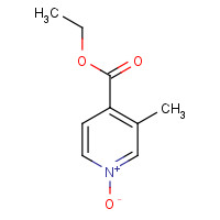 301666-87-5 ethyl 3-methyl-1-oxidopyridin-1-ium-4-carboxylate chemical structure
