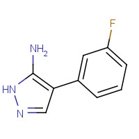 301373-68-2 4-(3-fluorophenyl)-1H-pyrazol-5-amine chemical structure