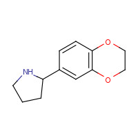 524674-08-6 2-(2,3-dihydro-1,4-benzodioxin-6-yl)pyrrolidine chemical structure