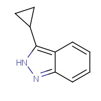 1146395-69-8 3-cyclopropyl-2H-indazole chemical structure