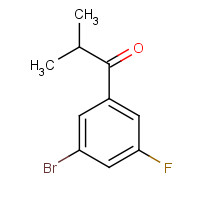 1147871-74-6 1-(3-bromo-5-fluorophenyl)-2-methylpropan-1-one chemical structure