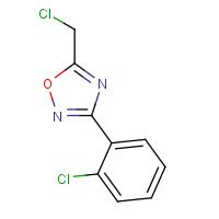 50737-32-1 5-(chloromethyl)-3-(2-chlorophenyl)-1,2,4-oxadiazole chemical structure