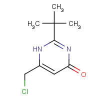94171-08-1 2-tert-butyl-6-(chloromethyl)-1H-pyrimidin-4-one chemical structure