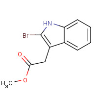 1912-35-2 methyl 2-(2-bromo-1H-indol-3-yl)acetate chemical structure