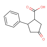 85729-34-6 4-oxo-2-phenylcyclopentane-1-carboxylic acid chemical structure