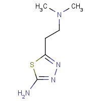 14068-78-1 5-[2-(dimethylamino)ethyl]-1,3,4-thiadiazol-2-amine chemical structure