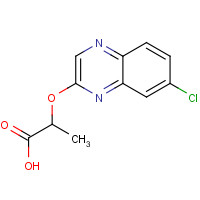 347162-50-9 2-(7-chloroquinoxalin-2-yl)oxypropanoic acid chemical structure