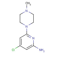 959986-25-5 4-chloro-6-(4-methylpiperazin-1-yl)pyridin-2-amine chemical structure