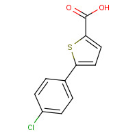 40133-14-0 5-(4-chlorophenyl)thiophene-2-carboxylic acid chemical structure