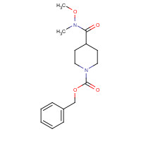 148148-48-5 benzyl 4-[methoxy(methyl)carbamoyl]piperidine-1-carboxylate chemical structure