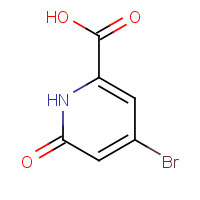 1393584-42-3 4-bromo-6-oxo-1H-pyridine-2-carboxylic acid chemical structure