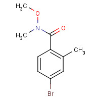 178313-45-6 4-bromo-N-methoxy-N,2-dimethylbenzamide chemical structure