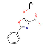 54644-12-1 5-ethoxy-2-phenyl-1,3-oxazole-4-carboxylic acid chemical structure