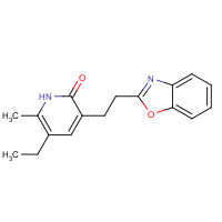 135525-71-2 3-[2-(1,3-benzoxazol-2-yl)ethyl]-5-ethyl-6-methyl-1H-pyridin-2-one chemical structure