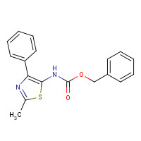 54167-92-9 benzyl N-(2-methyl-4-phenyl-1,3-thiazol-5-yl)carbamate chemical structure