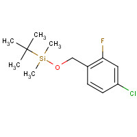 909186-19-2 tert-butyl-[(4-chloro-2-fluorophenyl)methoxy]-dimethylsilane chemical structure