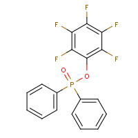 138687-69-1 1-diphenylphosphoryloxy-2,3,4,5,6-pentafluorobenzene chemical structure