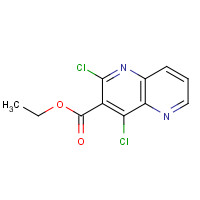 1312605-84-7 ethyl 2,4-dichloro-1,5-naphthyridine-3-carboxylate chemical structure