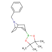 1123661-15-3 8-benzyl-3-(4,4,5,5-tetramethyl-1,3,2-dioxaborolan-2-yl)-8-azabicyclo[3.2.1]oct-3-ene chemical structure
