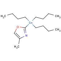 616239-57-7 tributyl-(4-methyl-1,3-oxazol-2-yl)stannane chemical structure